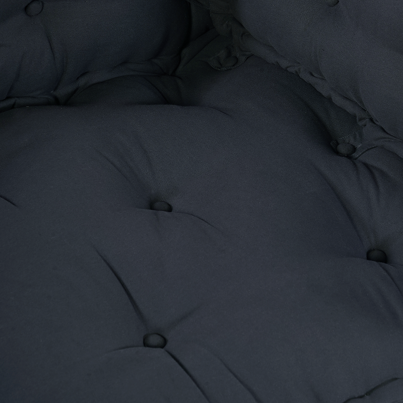 Pallet Sofa Cushion with Arm and Back Support - Anthracite Fabric