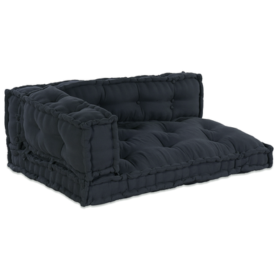 Pallet Sofa Cushion with Arm and Back Support - Anthracite Fabric