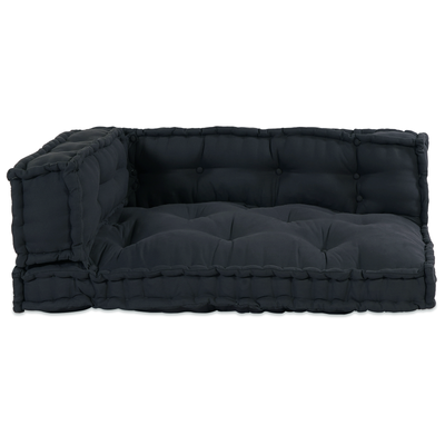 Pallet Sofa Cushion with Arm and Back Support - Anthracite Fabric