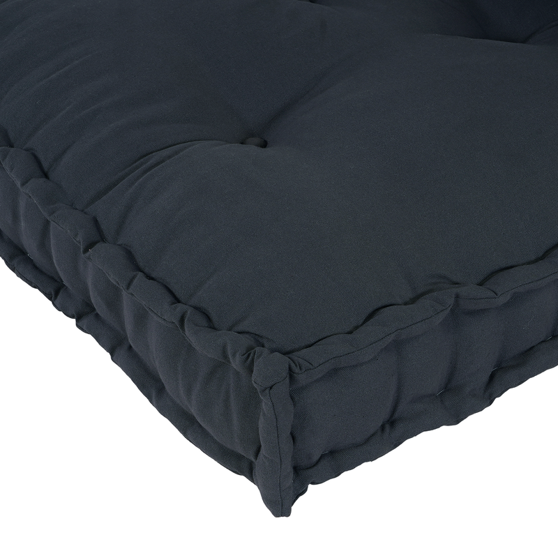 Pallet Sofa Cushion with Back Support - Charcoal Fabric
