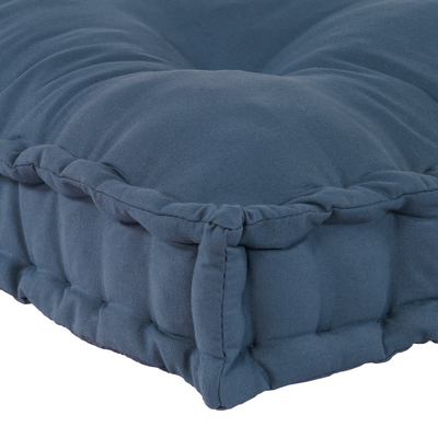 Pallet Sofa Cushion Blue Fabric