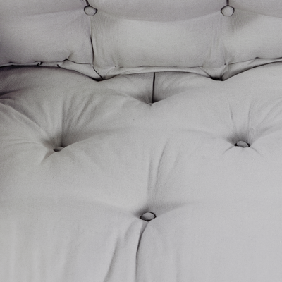 Pallet Sofa Cushion with Arm and Back Support - Grey Fabric