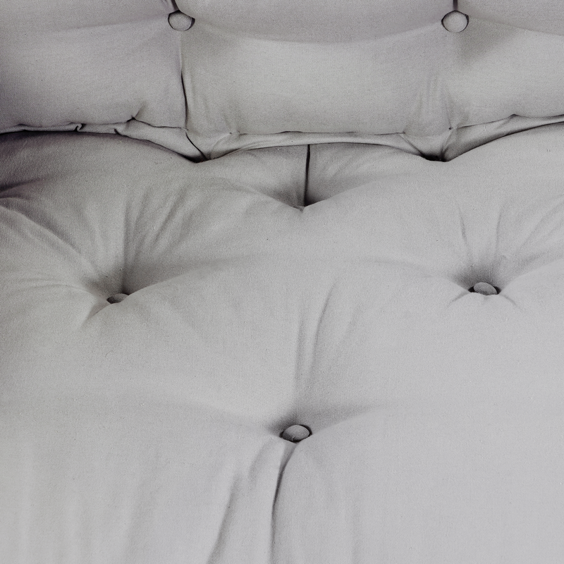 Pallet Sofa Cushion with Arm and Back Support - Grey Fabric