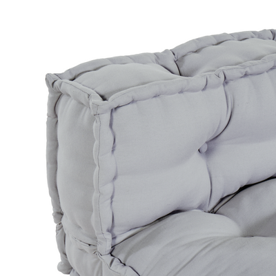 Pallet Sofa Cushion with Back Support - Grey Fabric