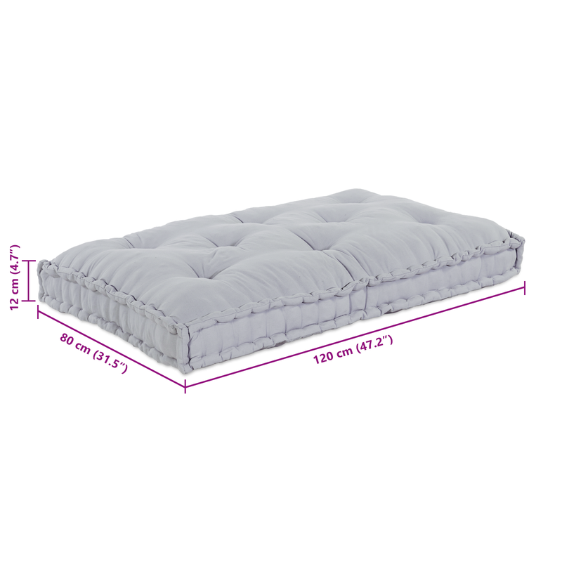 Pallet Sofa Cushion Grey Fabric