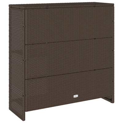 Storage Cabinet Brown 100x36x102 cm Rattan