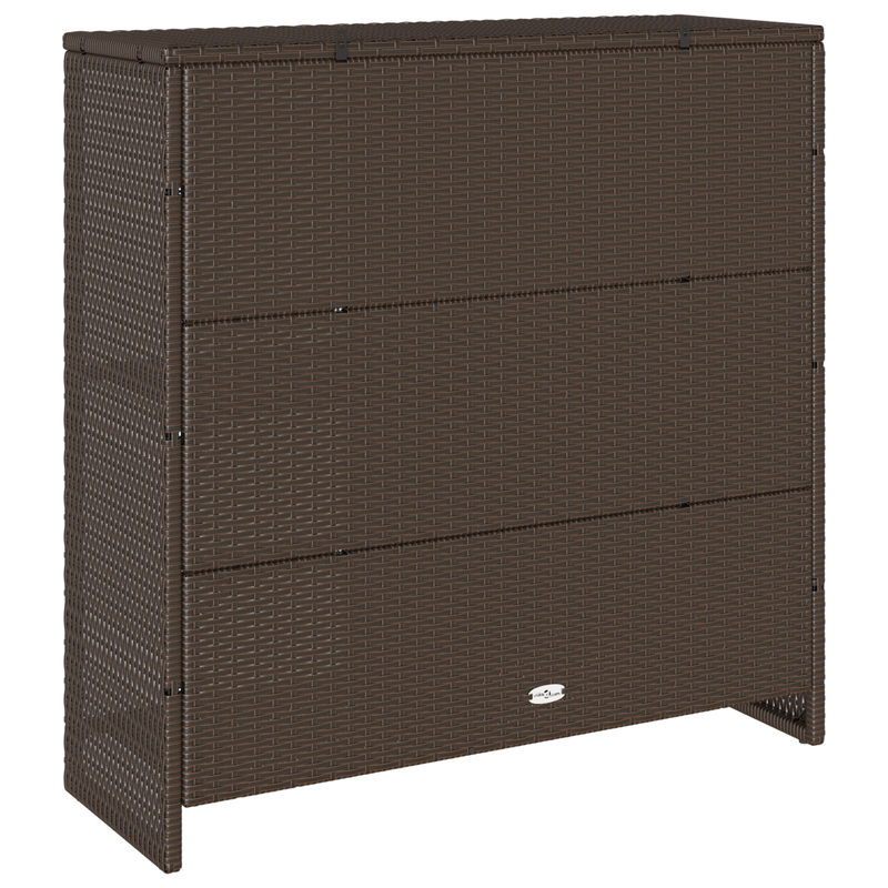 Storage Cabinet Brown 100x36x102 cm Rattan