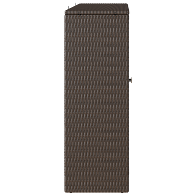 Storage Cabinet Brown 100x36x102 cm Rattan