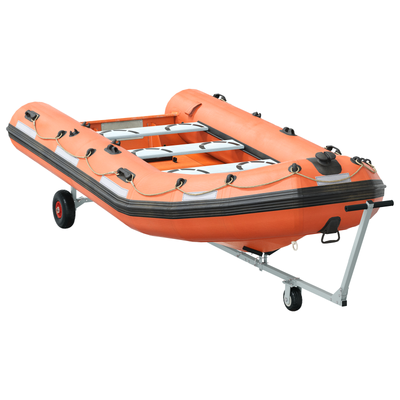 Boat Trailer with 3 Wheels, Foldable and Adjustable, 160 kg Steel