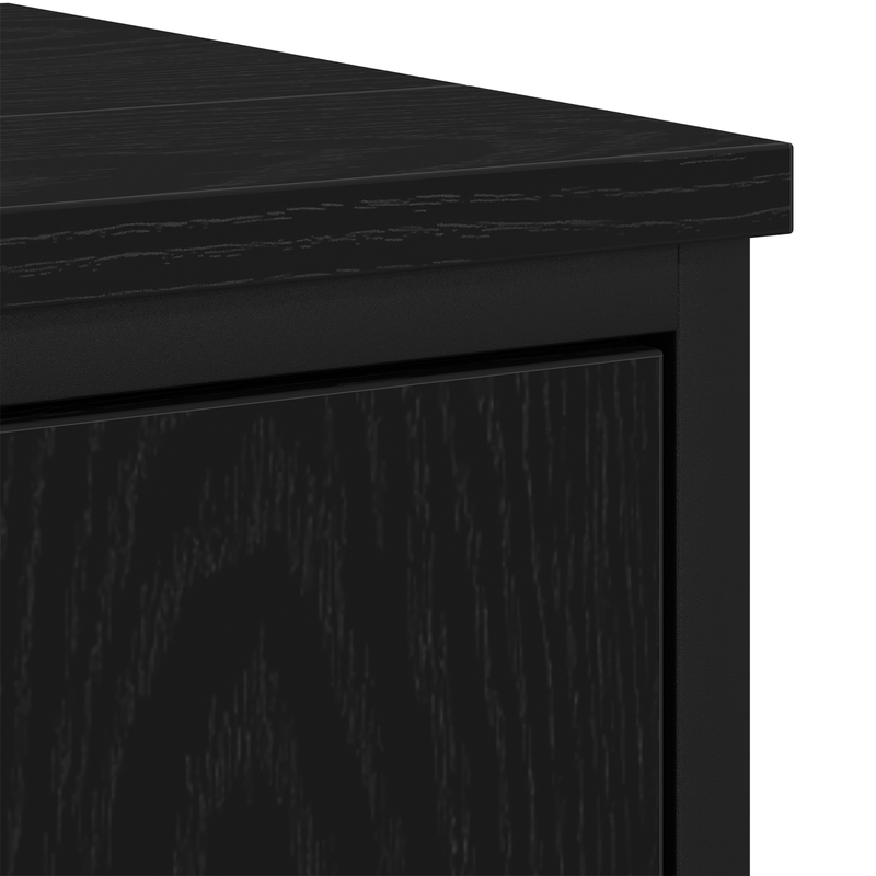 Bathroom Sink Cabinet Black Oak 60x30x60 cm Engineered Wood