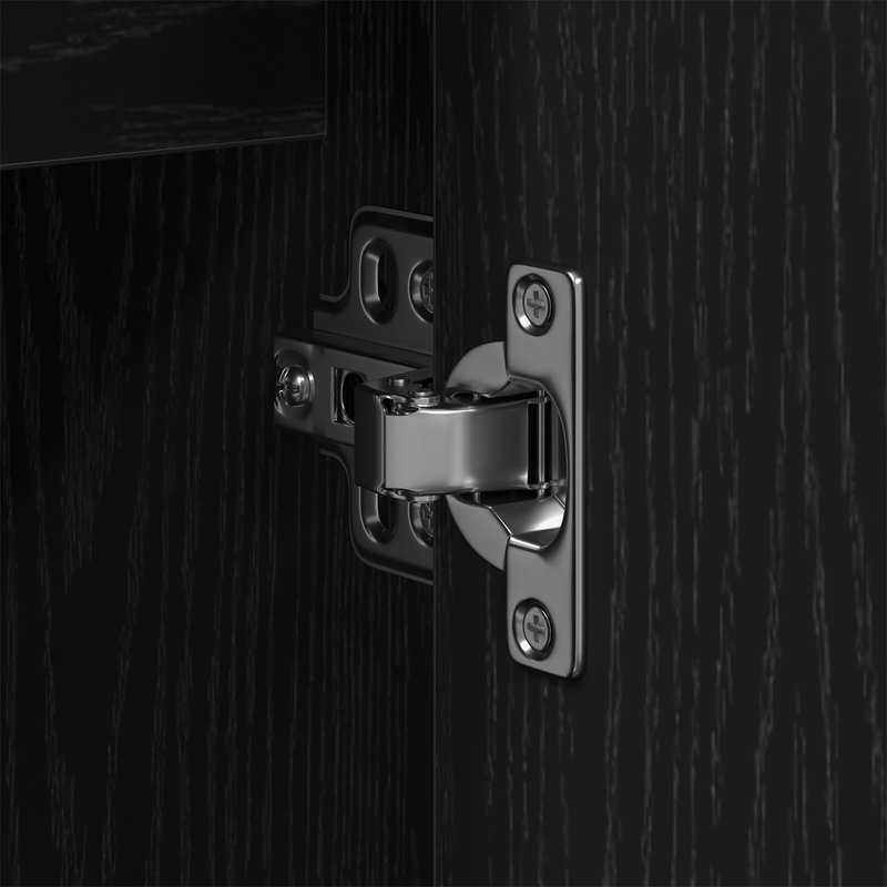 Bathroom Sink Cabinet Black Oak 60x30x60 cm Engineered Wood
