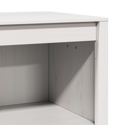 Outdoor Kitchen Cabinet White 106x55x92 cm Solid Wood Pine