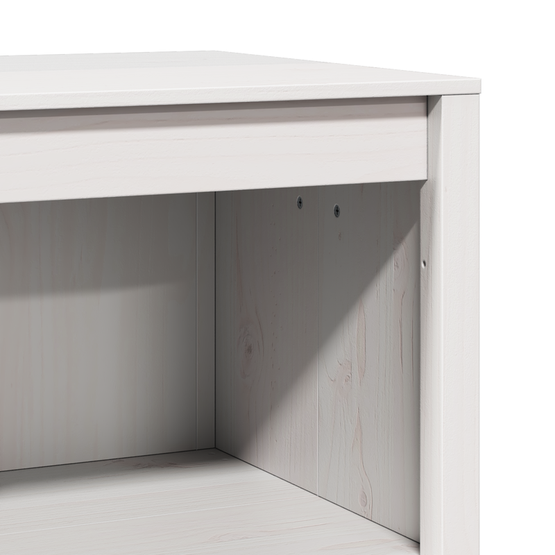 Outdoor Kitchen Cabinet White 106x55x92 cm Solid Wood Pine