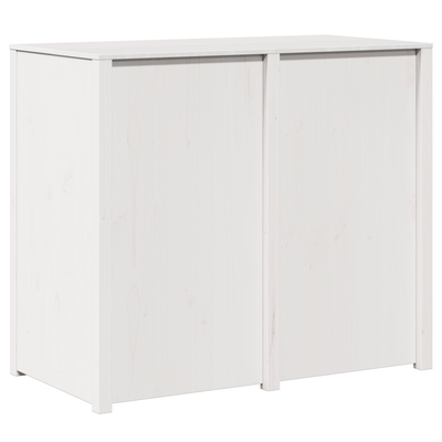 Outdoor Kitchen Cabinet White 106x55x92 cm Solid Wood Pine