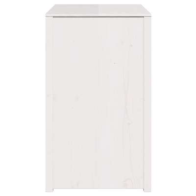 Outdoor Kitchen Cabinet White 106x55x92 cm Solid Wood Pine
