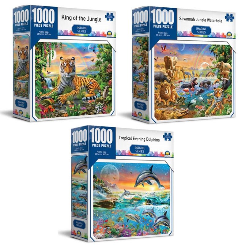 Imagine Series - Crown 1000 Piece Puzzle (SELECTED AT RANDOM) Payday Deals