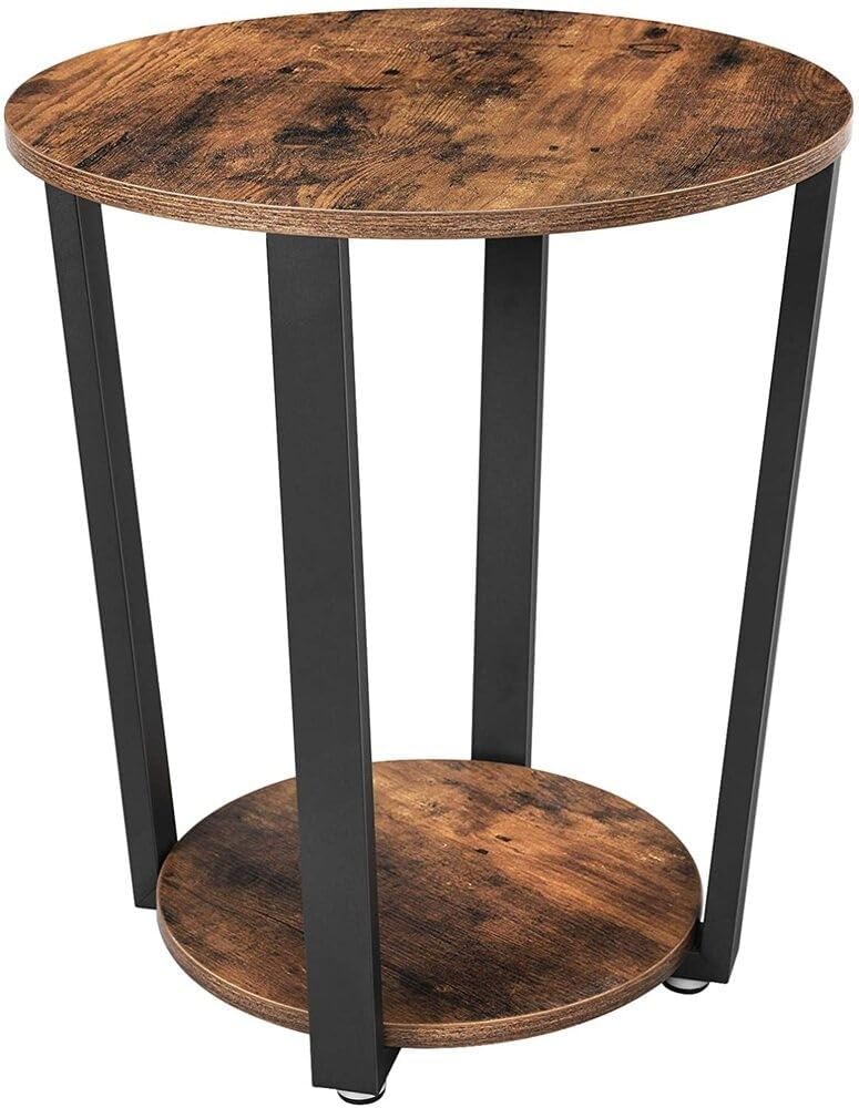 Industrial Iron Frame Round Coffee Table Payday Deals