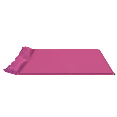 Inflatable Air Mattress with Pillow 130x190 cm Pink Payday Deals