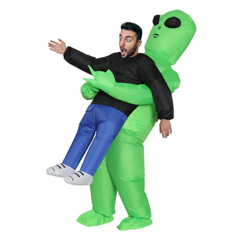 Inflatable Costume Halloween Adult Suit Alien Party Fancy Dress Cosplay Scary Blow up Payday Deals