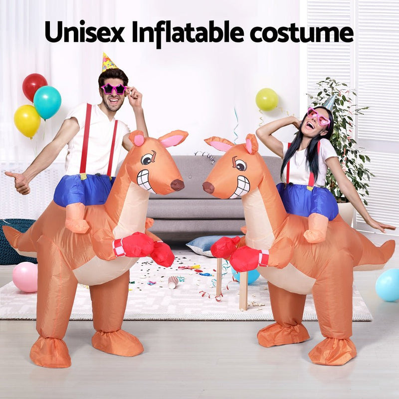 Inflatable Kangaroo Costume Adult Suit Blow Up Party Fancy Dress Halloween Cosplay Payday Deals