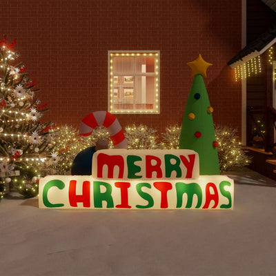 Inflatable "Merry Christmas" Decoration LED 197 cm Payday Deals