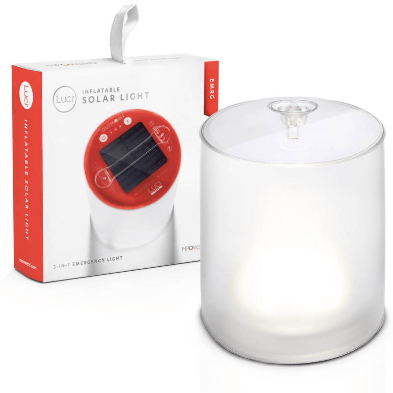 INFLATABLE SOLAR LIGHT by MPOWERD Luci Camping Lantern Waterproof - EMRG Payday Deals