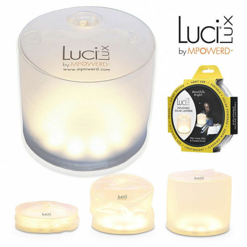 INFLATABLE SOLAR LIGHT by MPOWERD Luci Camping Lantern Waterproof - Lux Payday Deals