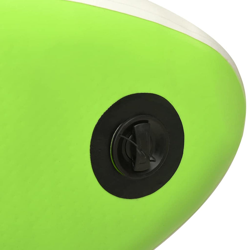 Inflatable Stand Up Paddleboard Set 320x76x15 cm Green Payday Deals