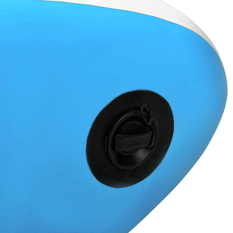 Inflatable Stand Up Paddleboard Set 366x76x15 cm Blue Payday Deals