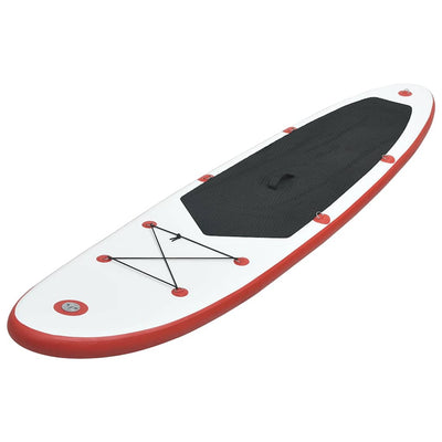Inflatable Stand Up Paddleboard Set Red and White Payday Deals