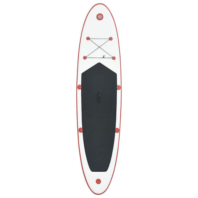 Inflatable Stand Up Paddleboard Set Red and White Payday Deals
