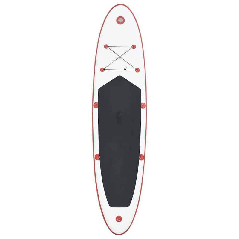 Inflatable Stand Up Paddleboard Set Red and White Payday Deals