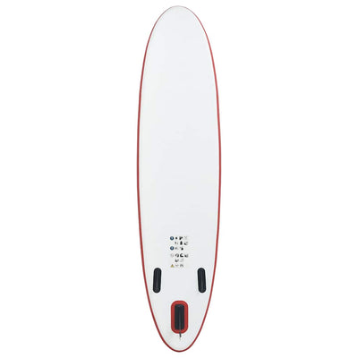 Inflatable Stand Up Paddleboard Set Red and White Payday Deals