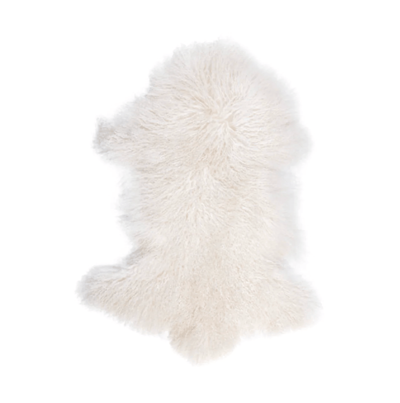 Interior Ave - Mongolian Fur Throw - 90CM - White Payday Deals