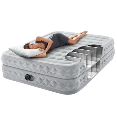 Intex Dura-beam Deluxe Supreme Air-flow Air Mattress - Queen Payday Deals