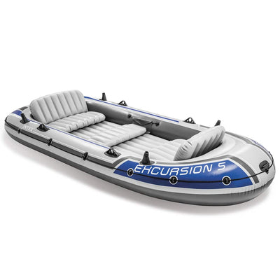 Intex Excursion 5 Set Inflatable Boat with Oars and Pump Payday Deals