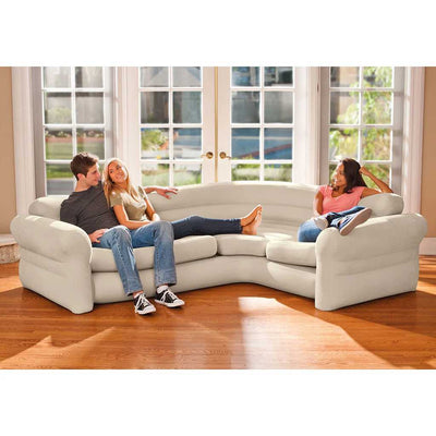 Intex Inflatable Corner Sofa/Couch 257x203x76 cm