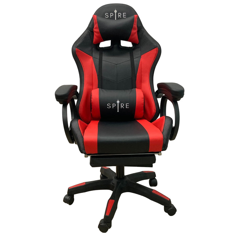 Intex Spire Onyx Led Massage Gaming Chair - Red And Black Payday Deals