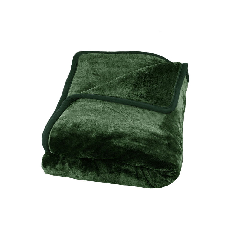 J Elliot Home 800GSM Luxury Winter Thick Mink Blanket Sea Kelp King Payday Deals