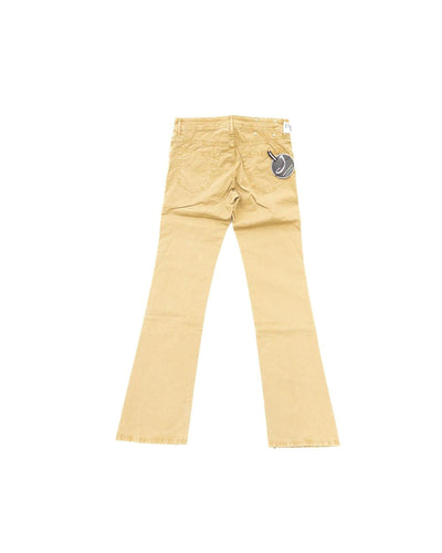 Jacob Cohen Men's Elegant Beige Cotton Blend Jeans - W44 US Payday Deals