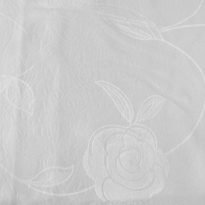 Jacquard Tablecloth Rosa White 135 x 180 cm Payday Deals