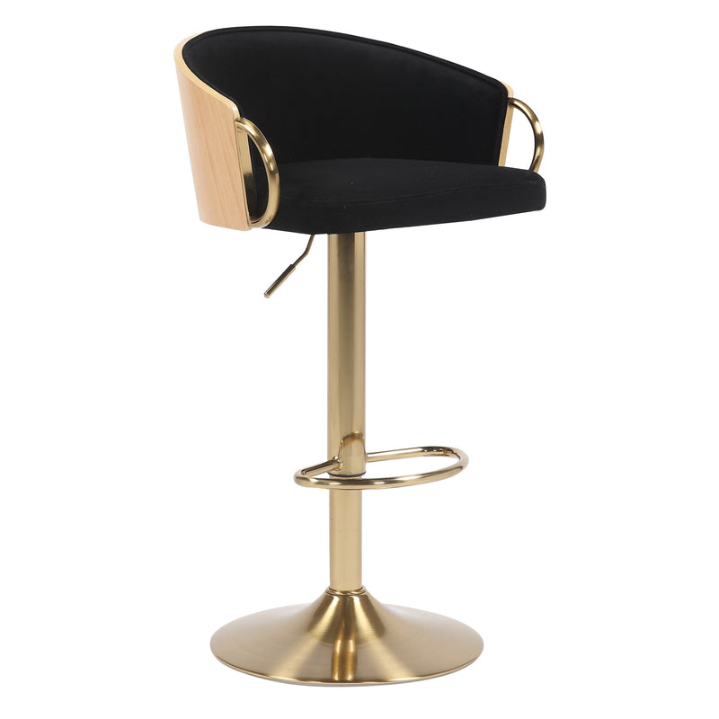 JENSEN GOLD GAS LIFT BAR STOOL Payday Deals