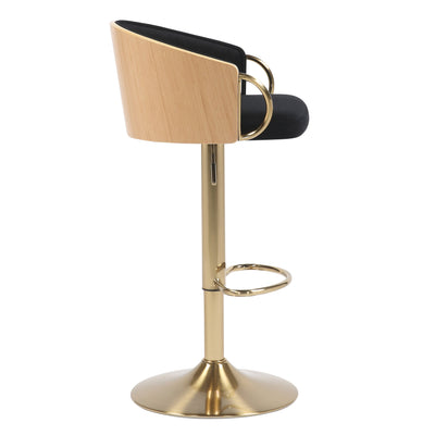 JENSEN GOLD GAS LIFT BAR STOOL Payday Deals