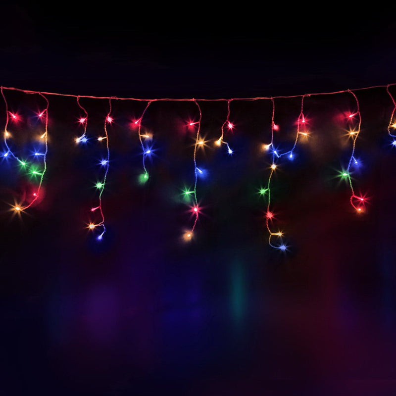 Jingle Jollys 32M Christmas Lights Icicle String Light 960 LED Multi-coloured Payday Deals