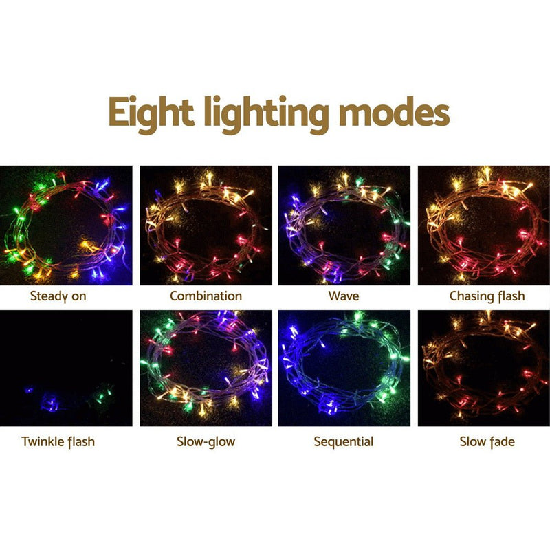 Jingle Jollys 32M Christmas Lights Icicle String Light 960 LED Multi-coloured Payday Deals