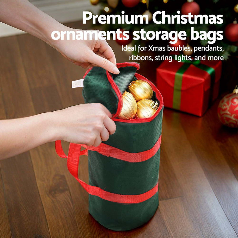 Jingle Jollys Christmas Baubles Storage Bag Xmas Ornaments Bag Container Green Payday Deals