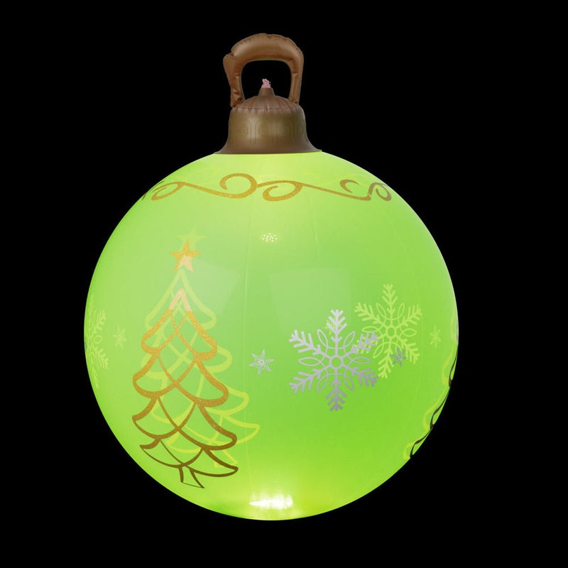 Jingle Jollys Christmas Inflatable Ball 60cm Led Illuminated Xmas Decoration Payday Deals