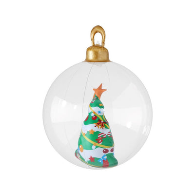 Jingle Jollys Christmas Inflatable Ball 60cm Tree Decoration Giant Bauble Clear Payday Deals