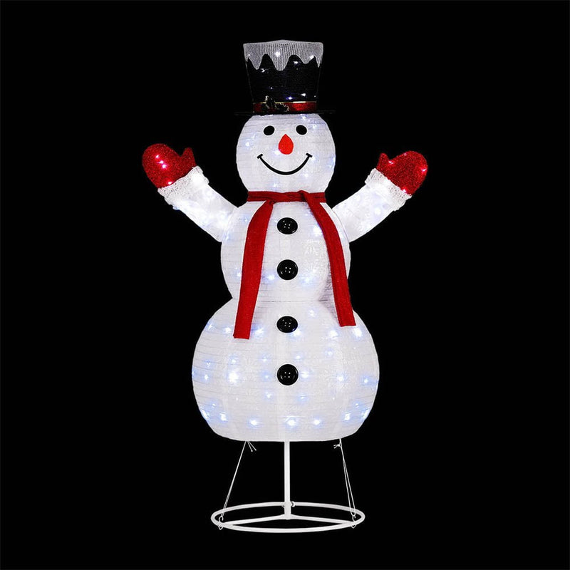 Jingle Jollys Christmas Lights 200 LED 175cm Fairy Light Snowman Decorations Payday Deals