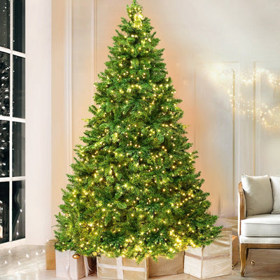 Jingle Jollys Christmas Tree 1.8m LED Xmas Tree Decorations 874 Tips Payday Deals